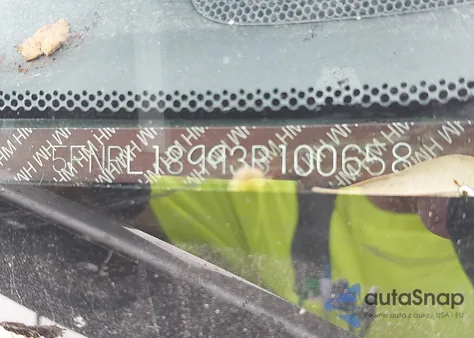 2003 Honda Odyssey Ex-L из США, поврежденный, VIN 5FNRL18993B100658